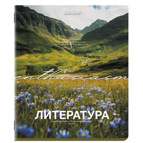 {{photo.Alt || photo.Description || 'Тетрадь предметная КЛАССИКА ПРИРОДА 48 л., обложка картон, ЛИТЕРАТУРА, линия, подсказ, BRAUBERG, 405090'}}