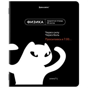 {{photo.Alt || photo.Description || 'Тетрадь предметная МЕМЫ 48 л., TWIN-лак, ФИЗИКА, клетка, подсказ, BRAUBERG, 405106'}}