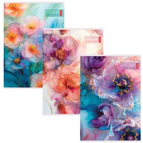 {{photo.Alt || photo.Description || 'Тетрадь А4 80 л., HATBER скоба, клетка, Soft-touch ламинация, &quot;Цветочные сны&quot; (микс в спайке), 088813, 80Т4лВ1'}}