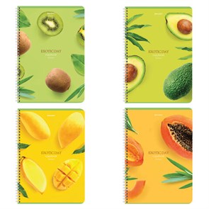 {{photo.Alt || photo.Description || 'Тетрадь А4, 96 л., BRAUBERG, гребень, клетка, матовая ламинация, &quot;Exotic&quot;, 404062'}}