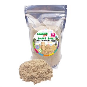 Песок для лепки кинетический, цвет песочный, 5000 г, пакет, BRAUBERG KIDS, 666006 666006