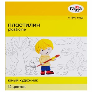 {{photo.Alt || photo.Description || 'Пластилин ГАММА &quot;Юный художник NEW&quot;, 12 цветов, 168 г, со стеком, 280045'}}