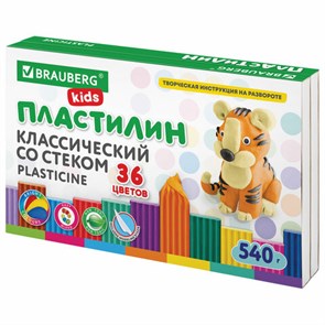 {{photo.Alt || photo.Description || 'Пластилин классический BRAUBERG KIDS, 36 цветов, 540 грамм, стек, ВЫСШЕЕ КАЧЕСТВО, 106678'}}