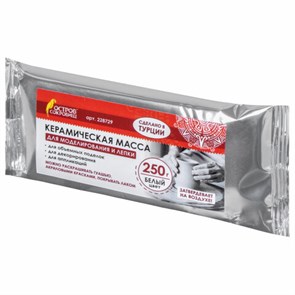 {{photo.Alt || photo.Description || 'Масса керамическая для лепки ОСТРОВ СОКРОВИЩ, 250 г, натуральный цвет, 228729'}}