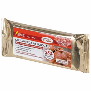 {{photo.Alt || photo.Description || 'Масса керамическая для лепки ОСТРОВ СОКРОВИЩ, 250 г, терракотовая, 228730'}}