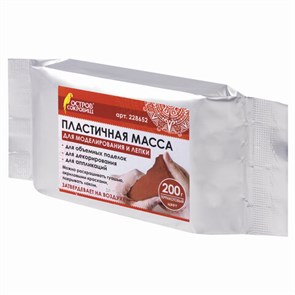 {{photo.Alt || photo.Description || 'Паста (масса) для моделирования и лепки ОСТРОВ СОКРОВИЩ, самозатвердевающая, 200 г, терракотовая, 228652'}}