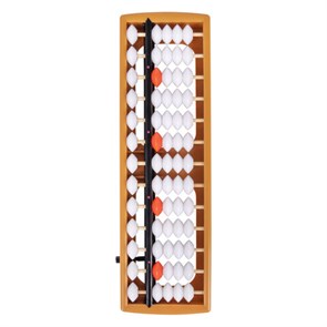 {{photo.Alt || photo.Description || 'Счеты Абакус (соробан) белые ЮНЛАНДИЯ &quot;Ментальная арифметика&quot;, 13 разрядов, кнопка обнуления, 106238'}}