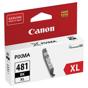 {{photo.Alt || photo.Description || 'Картридж струйный CANON (CLI-481BK XL) для PIXMA TS704/TS6140, черный, ресурс 3998 страниц, оригинальный, 2047C001'}}