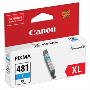 {{photo.Alt || photo.Description || 'Картридж струйный CANON (CLI-481C XL) для PIXMA TS704 / TS6140, голубой, ресурс 515 страниц, оригинальный, 2044C001'}}