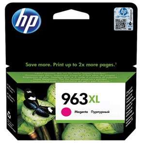 {{photo.Alt || photo.Description || 'Картридж струйный HP (3JA28AE) для HP OfficeJet Pro 9010/9013/9020/9023, №963XL пурпурный, ресурс 1600 страниц'}}
