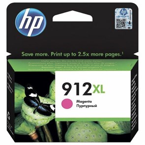 {{photo.Alt || photo.Description || 'Картридж струйный HP (3YL82A) для HP OfficeJet Pro 8023, №912XL пурпурный, ресурс 825 страниц, оригинальный'}}