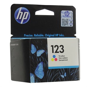 {{photo.Alt || photo.Description || 'Картридж струйный HP (F6V16AE) Deskjet 2130, №123, цветной, оригинальный, ресурс 100 стр.'}}