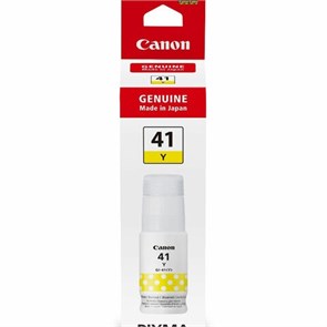 Чернила CANON (GI-41Y) для G1400/G2400/G3400, желтые, 7700 стр., ОРИГИНАЛЬНЫЕ, 4545C001 364538