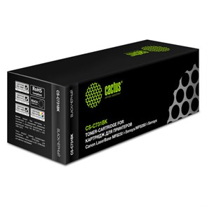 Картридж лазерный CACTUS (CS-C731BK) для CANON LBP7100/7110/MF8230/8280, черный, ресурс 1400 стр. 362722