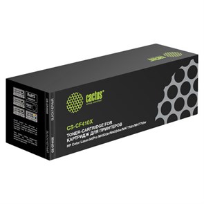 Картридж лазерный CACTUS (CS-CF410X) для HP LaserJet Pro M477fdn/fdw/M452dn/nw, черный, ресурс 6500 стр. 362282