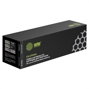 Картридж лазерный CACTUS (CS-CF540A) для HP LaserJet Pro M254/M280/M281, черный, ресурс 1400 стр. 363041