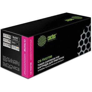 Картридж лазерный CACTUS (CS-TK5270M) для Kyocera P6230cdn/M6230cidn/M6630cidn, пурпурный, ресурс 6000 страниц 363705