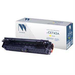 Картридж лазерный NV PRINT (NV-CE742A) для HP CP5220/CP5225/CP5225dn/CP5225n, желтый, ресурс 7300 страниц 363400