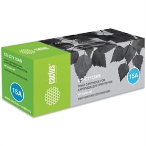 {{photo.Alt || photo.Description || 'Картридж лазерный CACTUS (CS-C7115АS) для HP LaserJet 1000/1200/3300/3380, ресурс 2500 стр., CS-C7115AS'}}