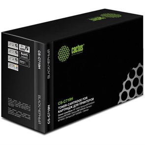 {{photo.Alt || photo.Description || 'Картридж лазерный CACTUS (CS-C719H) для CANON LBP-6300dn/6650/MF5840/5880, ресурс 6400 стр.'}}