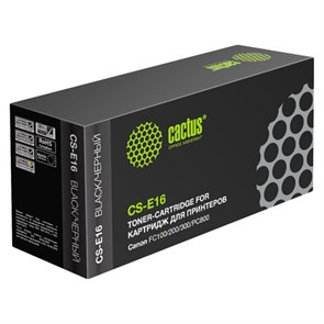 {{photo.Alt || photo.Description || 'Картридж лазерный CACTUS (CS-E16) для CANON FC-108/128/PC750/880, ресурс 2000 стр.'}}