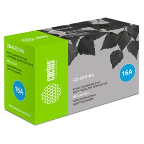 {{photo.Alt || photo.Description || 'Картридж лазерный CACTUS (CS-Q7516A) для HP LaserJet 5200, ресурс 12000 стр.'}}