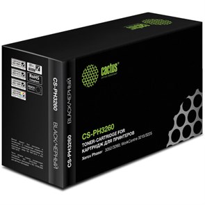 Тонер-картридж CACTUS (CS-PH3260) для XEROX WorkCentre 3215/3225/Phaser 3052/3260, ресурс 3000 стр. 320861