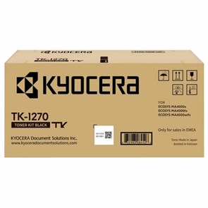 Тонер-картридж KYOCERA (TK-1270) ECOSYS MA4000x/MA4000fx/MA4000wifx, ресурс 10000 стр., оригинальный, 1T0C140NL0 364530