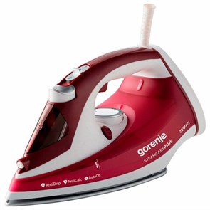 {{photo.Alt || photo.Description || 'Утюг GORENJE SIH2200RBC, 2200 Вт, керамическое покрытие, самоочистка, антикапля, автоотключение, красный'}}