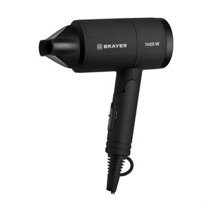 {{photo.Alt || photo.Description || 'Фен BRAYER BR3040, 1400 Вт, 2 скорости, 1 температурный режим, складная ручка, черный'}}