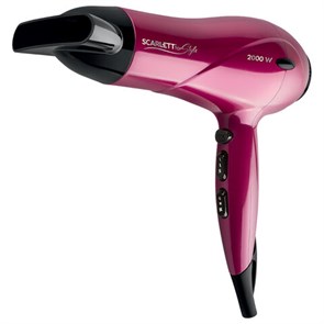 {{photo.Alt || photo.Description || 'Фен SCARLETT SC-HD70I67, мощность 2000 Вт, 2 скорости, 3 температурных режима, ионизация, холодный воздух, розовый'}}