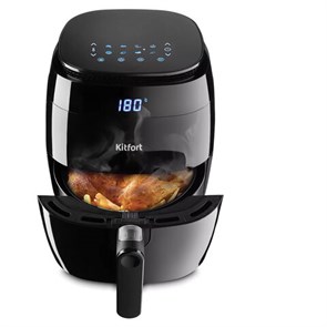 {{photo.Alt || photo.Description || 'Аэрогриль KITFORT КТ-2202, 1500 Вт, 3,2 л, 8 программ, таймер, сенсорное управление, черный'}}