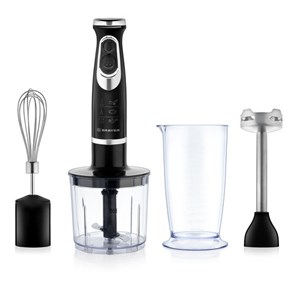 {{photo.Alt || photo.Description || 'Блендер погружной BRAYER BR1240, 800 Вт, 2 скорости, 3 насадки, стакан, черный'}}