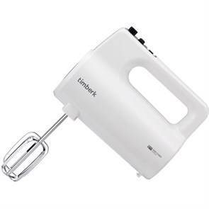 {{photo.Alt || photo.Description || 'Миксер TIMBERK T-HM40S48, 700 Вт, 5 скоростей, 2 венчика, 2 крюка для теста, белый'}}