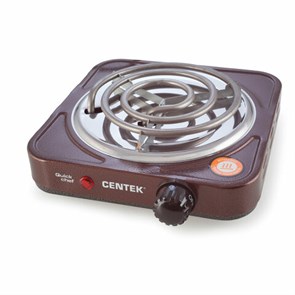 {{photo.Alt || photo.Description || 'Настольная электрическая плита CENTEK CT-1508, 1000 Вт, 1 конфорка, 5 режимов нагрева, коричневая, CT-1508 Siberia'}}