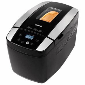 {{photo.Alt || photo.Description || 'Хлебопечка GORENJE BM1210BK, 800 Вт, вес выпечки 1,2 кг, 12 программ, пластик, чёрный'}}