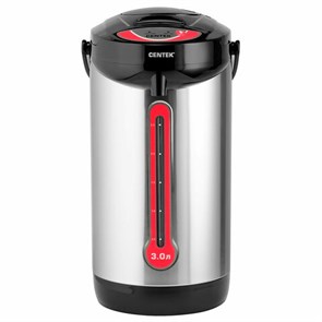 {{photo.Alt || photo.Description || 'Термопот на 3 литра 3 режима подачи воды CENTEK CT-0080, 750 Вт, 1 температурный режим, пластик/сталь, черный, CT-0080 Black'}}