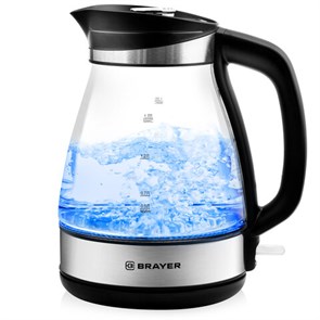 {{photo.Alt || photo.Description || 'Чайник BRAYER BR1048, 1,7л, 2200 Вт, закрытый нагревательный элемент, стекло, черный'}}