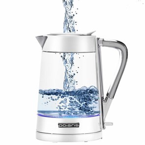 {{photo.Alt || photo.Description || 'Чайник POLARIS PWK 1715 CGL, 1,7 л, 1850-2200 Вт, закрытый нагревательный элемент, стекло, белый, 54125, PWK 1715 CGL w'}}