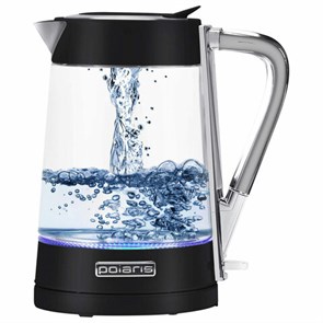 {{photo.Alt || photo.Description || 'Чайник POLARIS PWK 1715 CGL, 1,7 л, 1850-2200 Вт, закрытый нагревательный элемент, стекло, черный, 48643, PWK 1715 CGL b'}}