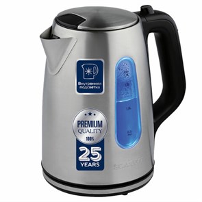 {{photo.Alt || photo.Description || 'Чайник SCARLETT SC-EK21S101, 1,8 л, 2200 Вт, закрытый нагревательный элемент, сталь'}}