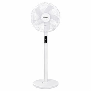 {{photo.Alt || photo.Description || 'Вентилятор напольный LCD дисплей, пульт ДУ SONNEN FS40-A999, 50 Вт, 3 режима, белый, 455735'}}