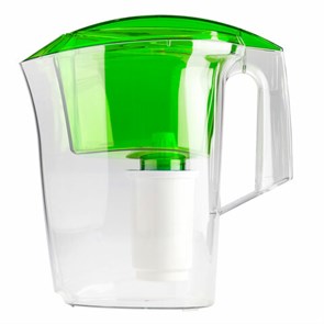 {{photo.Alt || photo.Description || 'Кувшин-фильтр для очистки воды ГЕЙЗЕР &quot;Дельфин&quot;, 3 л, 2 сменных картриджа, зеленый, 62035'}}