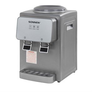 {{photo.Alt || photo.Description || 'Кулер для воды SONNEN TSE-02GP, настольный, НАГРЕВ/ОХЛАЖДЕНИЕ ЭЛЕКТРОННОЕ, 2 крана, серебристый, 455745'}}