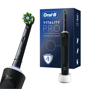 {{photo.Alt || photo.Description || 'Зубная щетка электрическая ORAL-B (Орал-би) Vitality Pro, ЧЕРНАЯ, 1 насадка, 80367641'}}