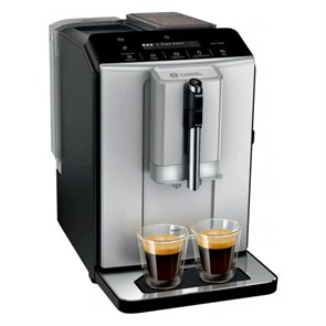 {{photo.Alt || photo.Description || 'Кофемашина BOSCH TIE20301, 1300 Вт, объем 1,4 л, автокапучинатор, серебристая/черная'}}