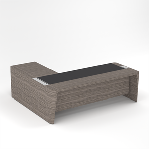 {{photo.Alt || photo.Description || 'Стол для руководителя правый с кожаным бюваром, приставкой на большой тумбе и фронтальной панелью'}}