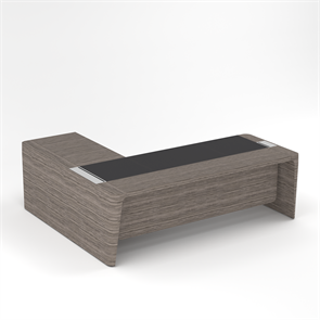 {{photo.Alt || photo.Description || 'Стол для руководителя правый с кожаным бюваром, приставкой на малой тумбе и фронтальной панелью'}}