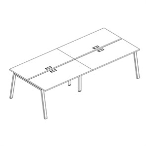 Рабочая станция на металлокаркасе TRE (4х120) 204380