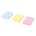 Блок самоклеящийся (стикеры) STAFF, ПАСТЕЛЬНЫЙ, 38х51 мм, 100 листов, НАБОР 12 штук, 3 цвета, 129346 129346